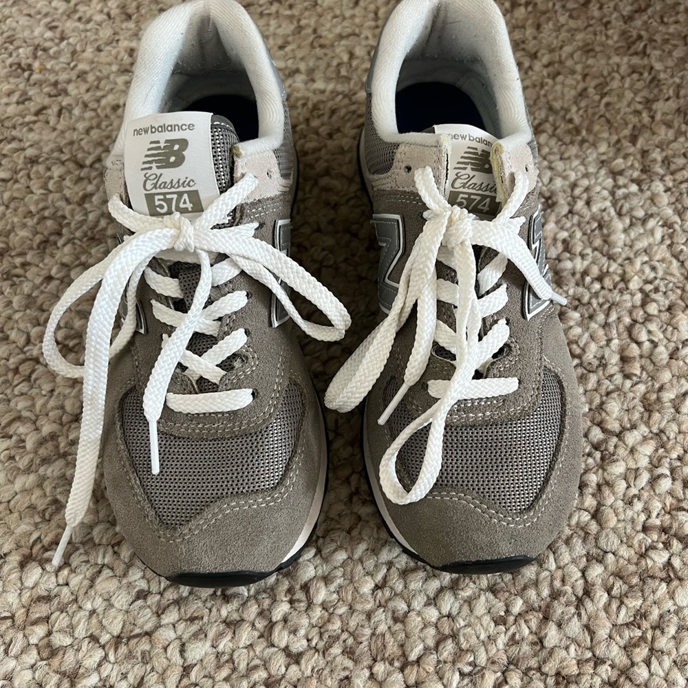 New Balance Women Classic 574 Gray Shoes